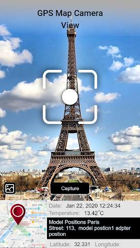 Live GPS Map Camera Geotagging location with Photo screenshot 2