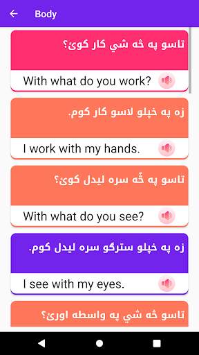 Learn English in Pashto screenshot 5