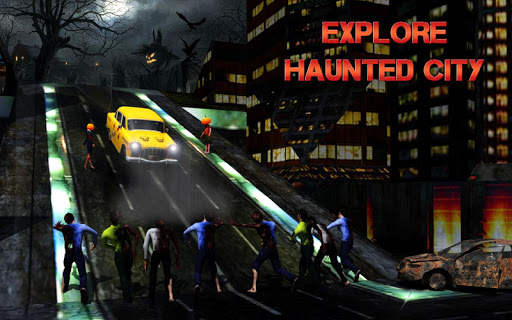 Halloween Night Taxi Driver 3D Car Driving Games screenshot 14
