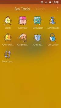 CM Doodles Theme screenshot 3