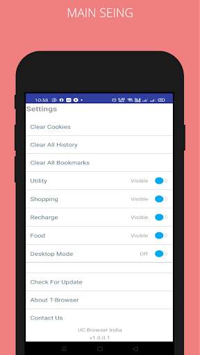 iUC BROWSER screenshot 3