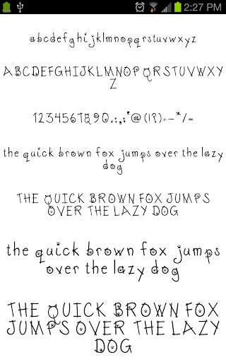 Neat Fonts for FlipFont free screenshot 4