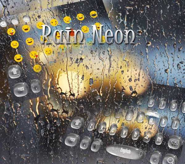 Rain Drop Keyboard Theme Rain Glass screenshot 3