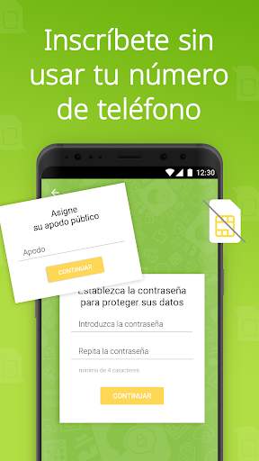 CorpChat privada Mensajero screenshot 1