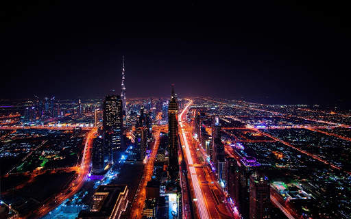 Dubai Night Live Wallpaper (backgrounds & themes) screenshot 8