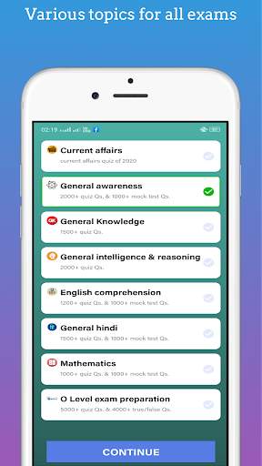 Exam Preparation App : Free Mock Test in Hindi screenshot 1