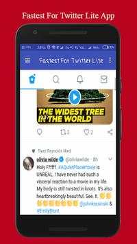 Fastest For Twitter Lite screenshot 1