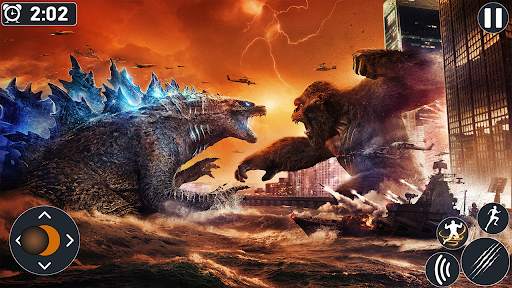 Gorilla Rampage Attack Godzilla Vs King Kong Game screenshot 5
