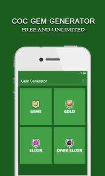 Gems Cheats For Clash Of Clans screenshot 1