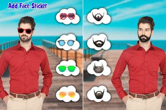 Man Formal Shirt Photo Suit screenshot 3