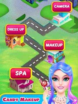 Candy Makeup Artist - Sweet Salon Games For Girls screenshot 5