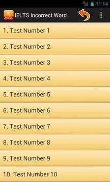 IELTS Incorrect Word screenshot 2