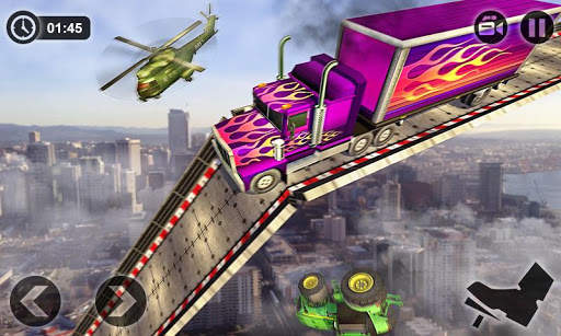 Mega Ramp Transform Racing: Impossible Stunts 3D screenshot 2