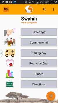 Swahili Travel Companion screenshot 1