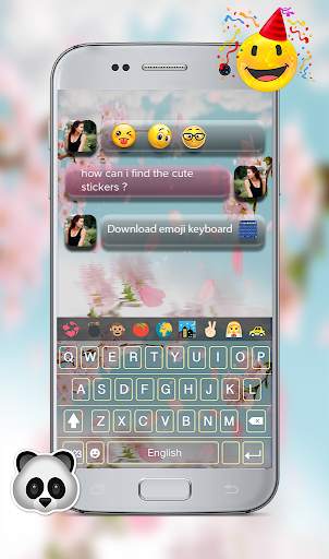 sakura flower keyboard - Cherry Blossom Keyboard screenshot 2
