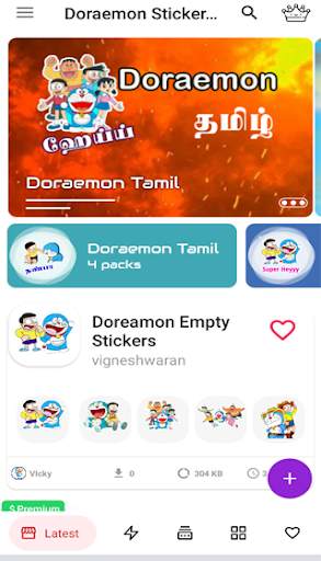 Doraemon Stickers for WhatsApp - WAStickerApps screenshot 4