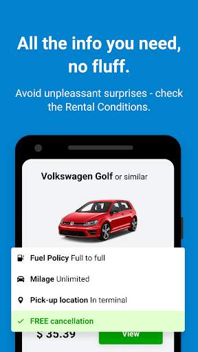 DiscoverCars.com - Wypożyczalnia samochodów screenshot 2