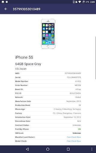 iDevice Check - IMEI Checking screenshot 6