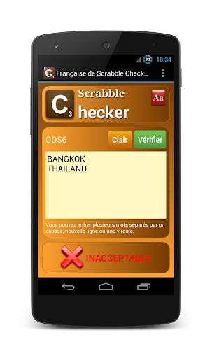 Word Checker - French screenshot 3