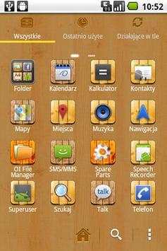 Free Wood Theme Go Launcher EX screenshot 3