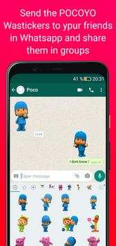 Pocoyo Aufkleber für WhatsApp | Cartoon WAStickers screenshot 5