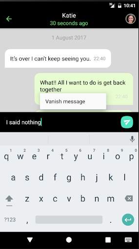 Vanish Messenger screenshot 1