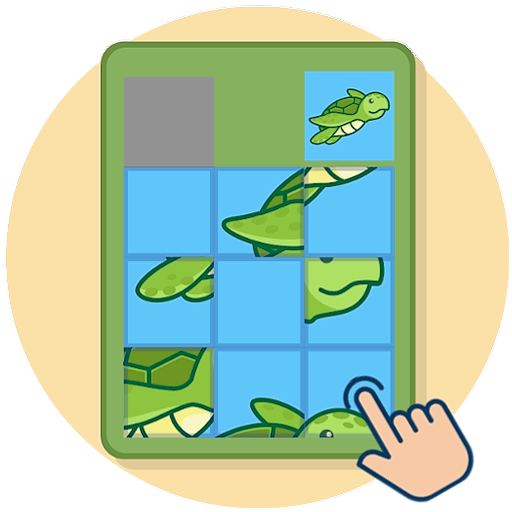 Sliding puzzle - 1000  images, brain exercise icon