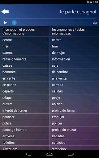 Je Parle ESPAGNOL Audio Cours screenshot 4