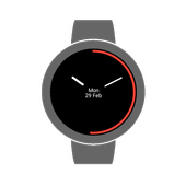 Flat times watch face icon