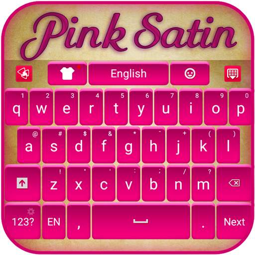 Pink Satin Keyboard 4.87