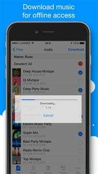 Musicloud MP3 and FLAC Music Player screenshot 1