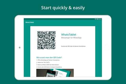 Tablet für WhatsApp screenshot 3