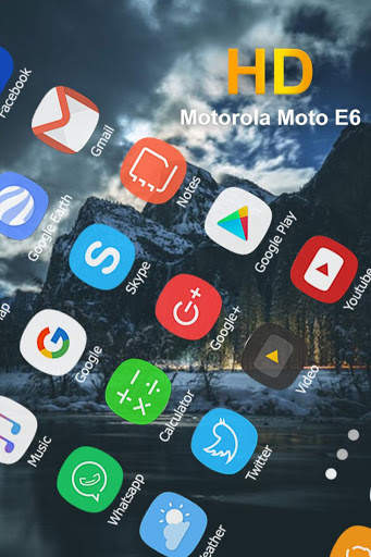 launcher Theme For Motorola Moto E6 screenshot 2