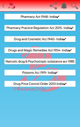 PharmaSite Pharmaceutical information App screenshot 3