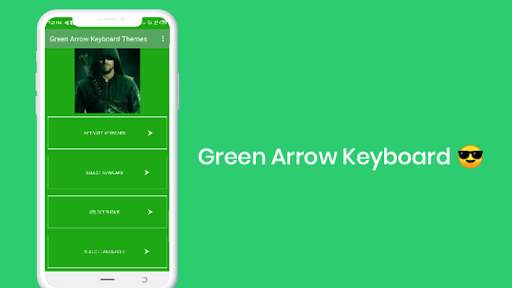 Green Arrow Keyboard Themes screenshot 1