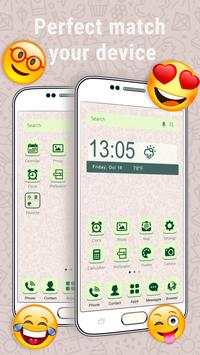 Launcher theme for Whatsapp screenshot 2