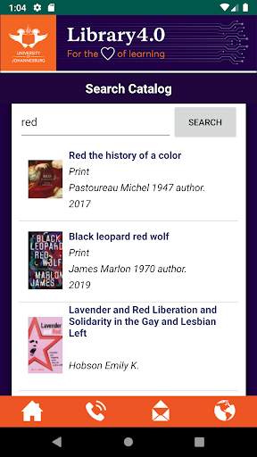 UJ Library screenshot 3