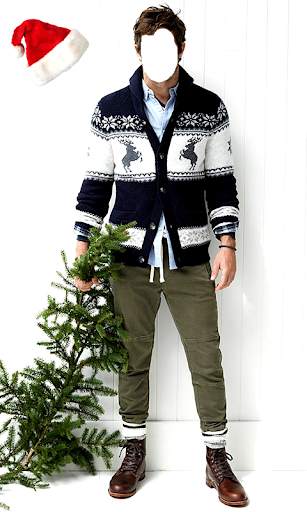 Christmas Men Photo suit screenshot 6