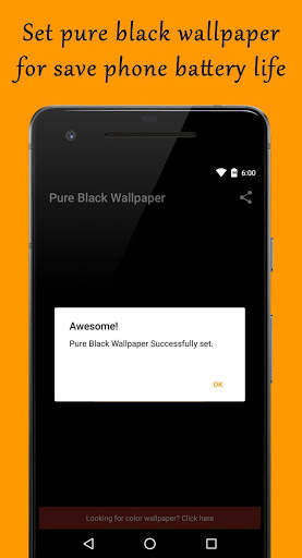 Pure Black Wallpaper 3 تصوير الشاشة