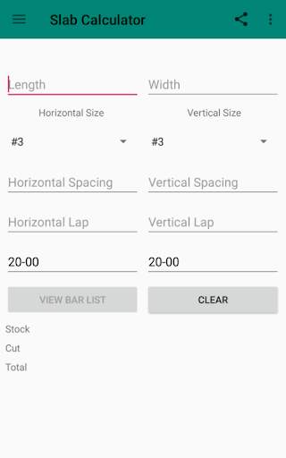 Rebar Calculator скриншот 1