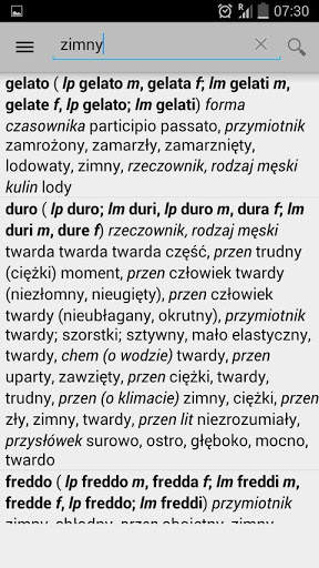 Słownik włoski OFFLINE screenshot 6
