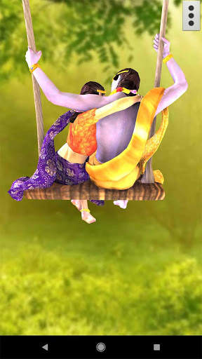 3D Radha Krishna Jhulan Live Wallpaper screenshot 3