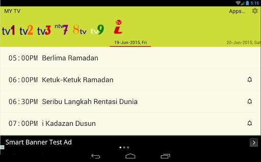 Malaysia TV Guide v2 screenshot 2