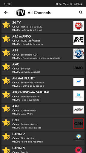 Argentina TV Guide screenshot 6