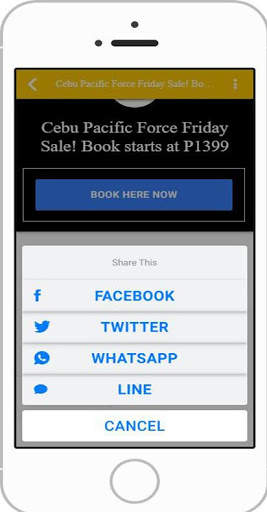 Piso Fare App for CebuPac screenshot 3
