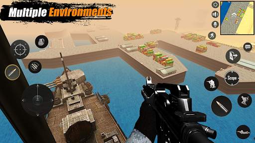 Player Battleground Survival Offline Shooting Game screenshot 5