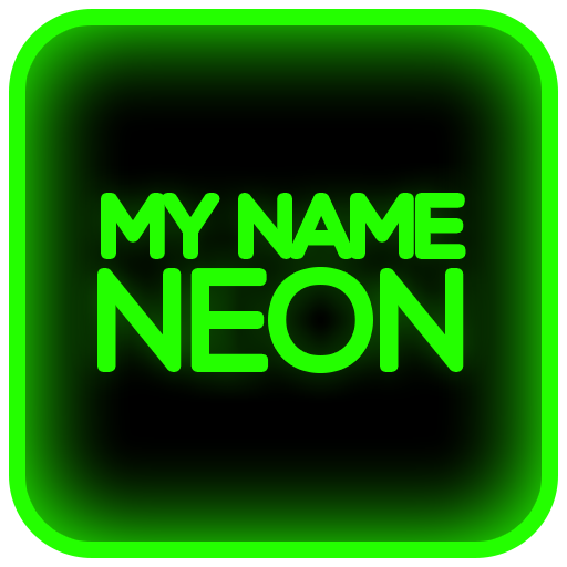 My Name Neon Live Wallpaper icon