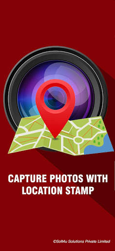 Camera with Auto Stamp - Location, Date and Time screenshot 1