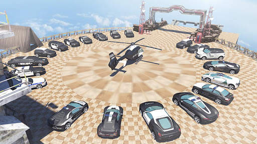 Police Car Driving Sim: Extreme City Stunts screenshot 4
