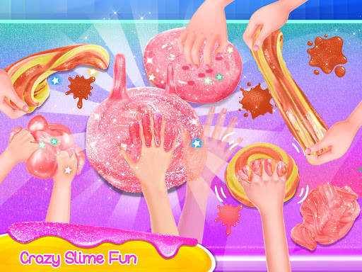 Makeup Slime - Fluffy Rainbow Slime Simulator screenshot 4